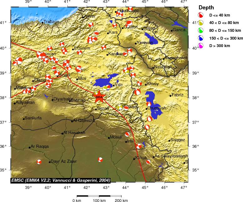 Regional moment Tensor