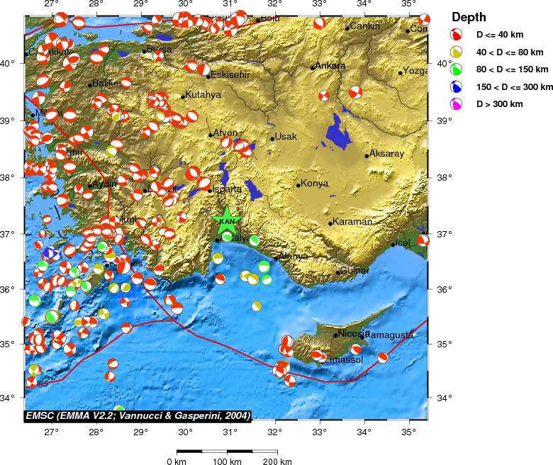 Regional moment Tensor