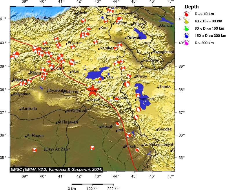Regional moment Tensor