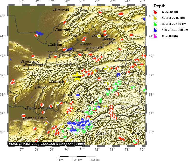 Regional moment Tensor