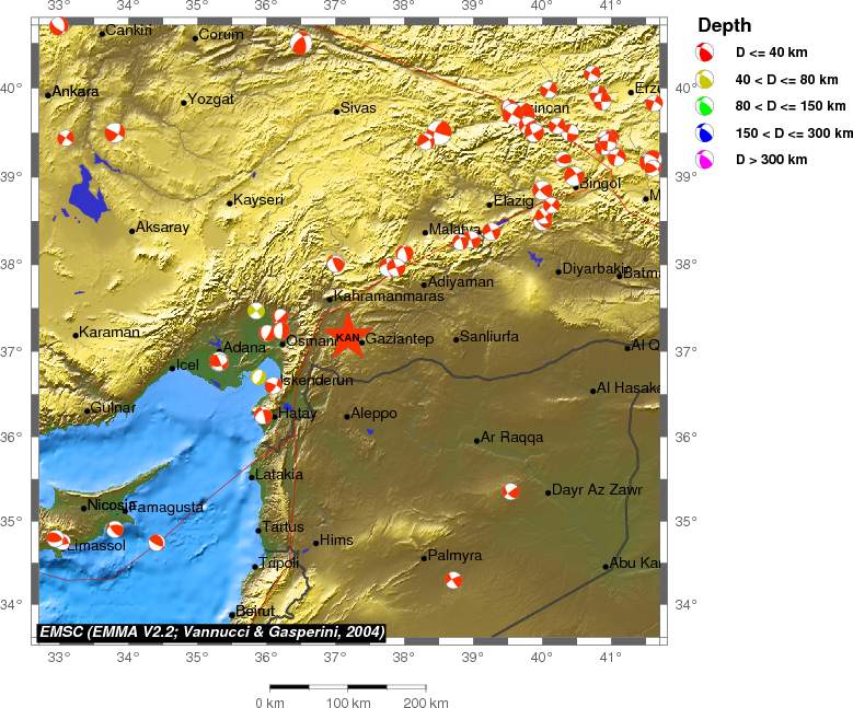 Regional moment Tensor