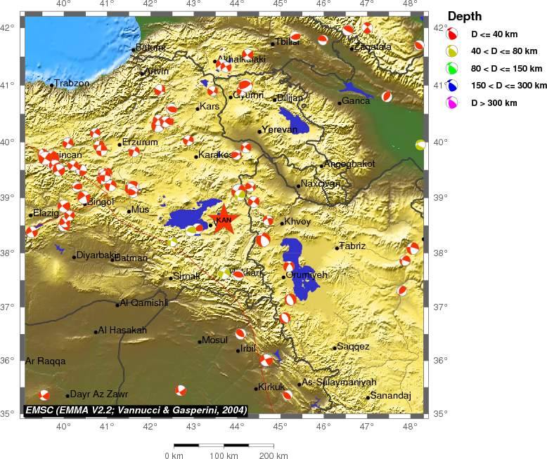 Regional moment Tensor