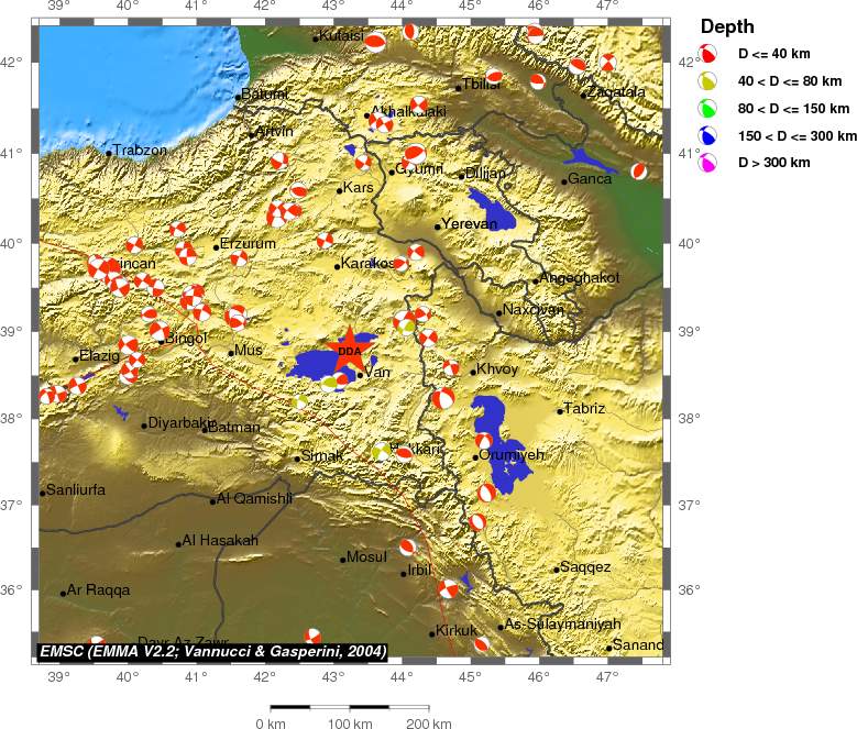 Regional moment Tensor