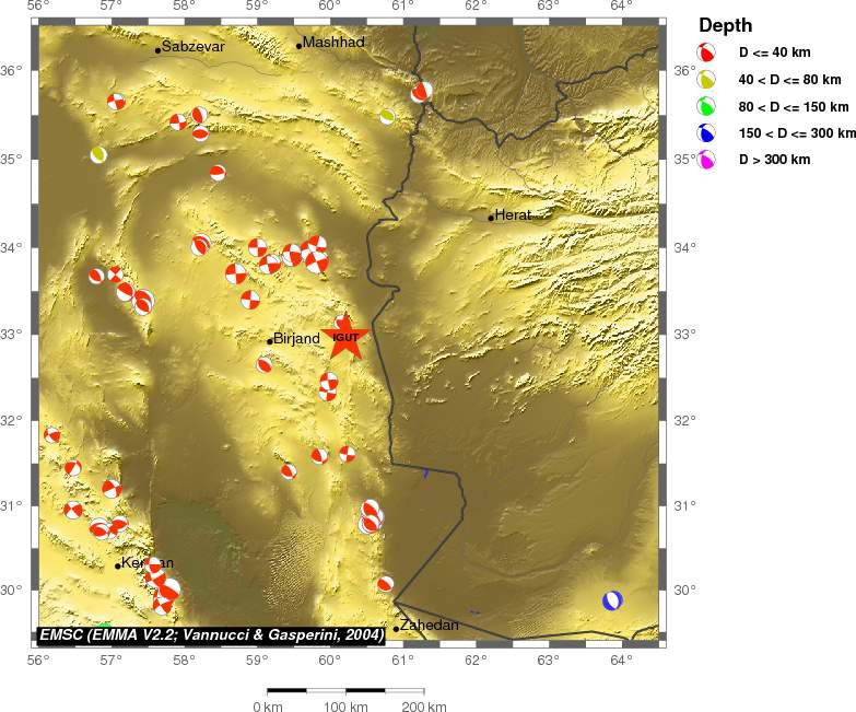 Regional moment Tensor