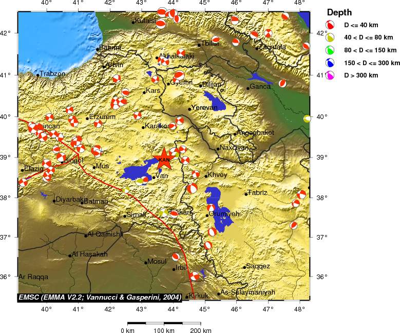 Regional moment Tensor