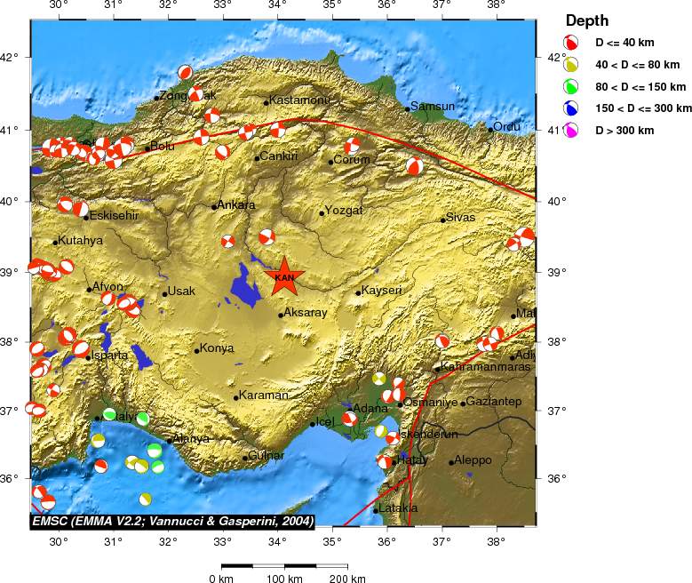 Regional moment Tensor