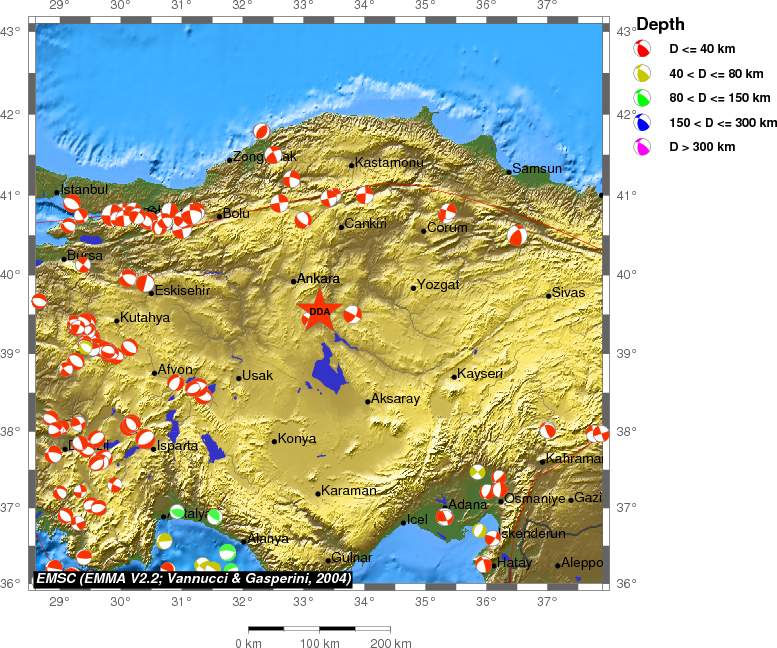 Regional moment Tensor