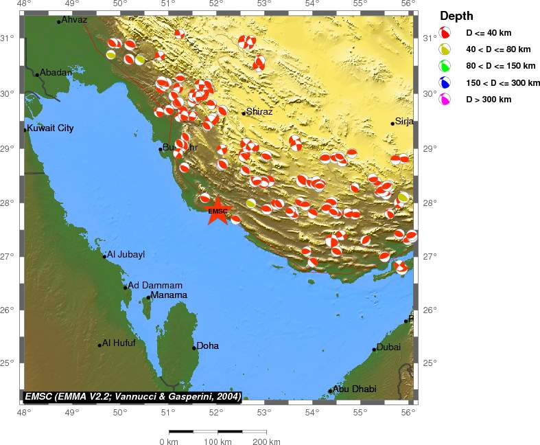 Regional moment Tensor