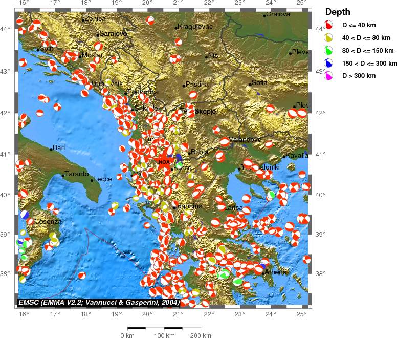 Regional moment Tensor