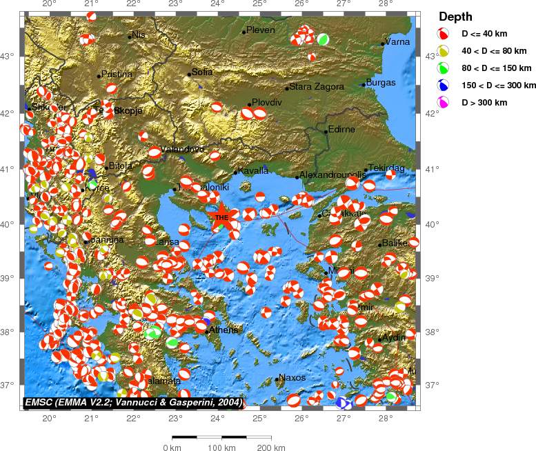 Regional moment Tensor