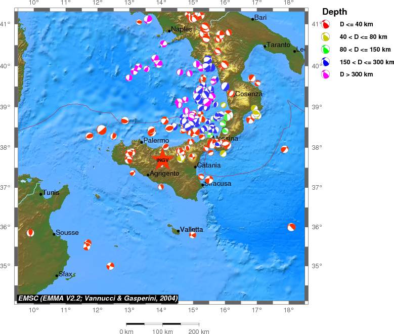 Regional moment Tensor