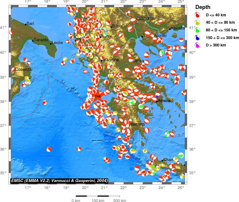 Regional moment Tensor