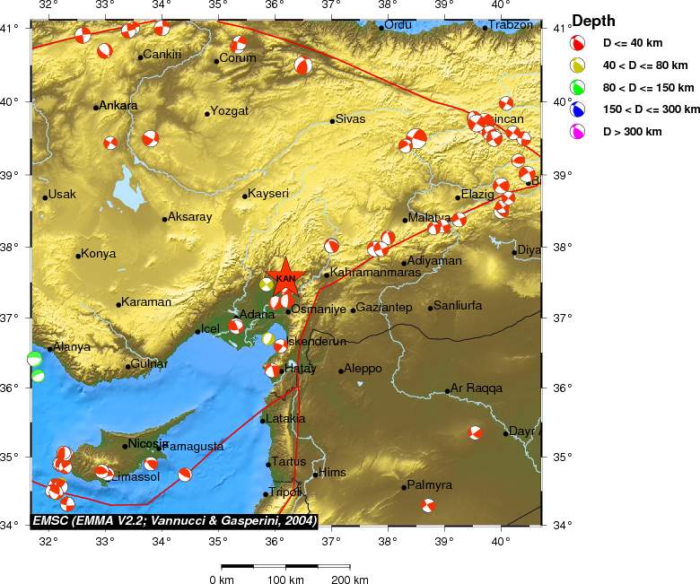 Regional moment Tensor
