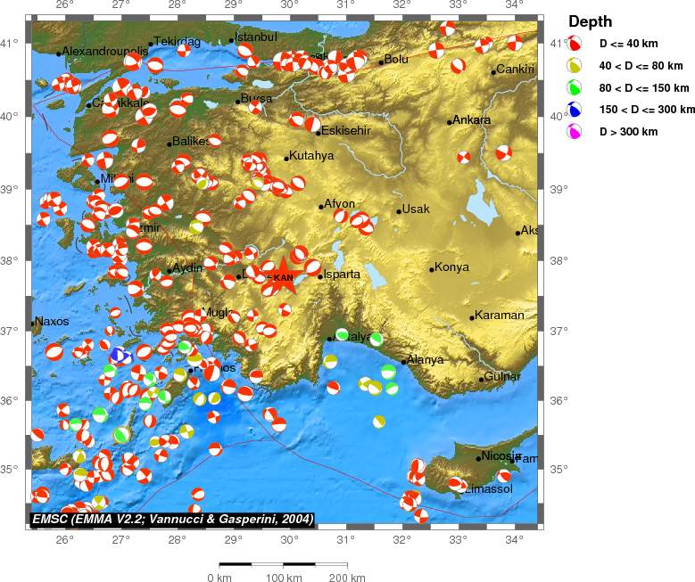 Regional moment Tensor