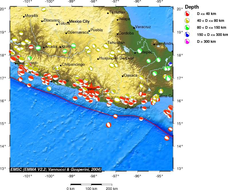 Regional moment Tensor