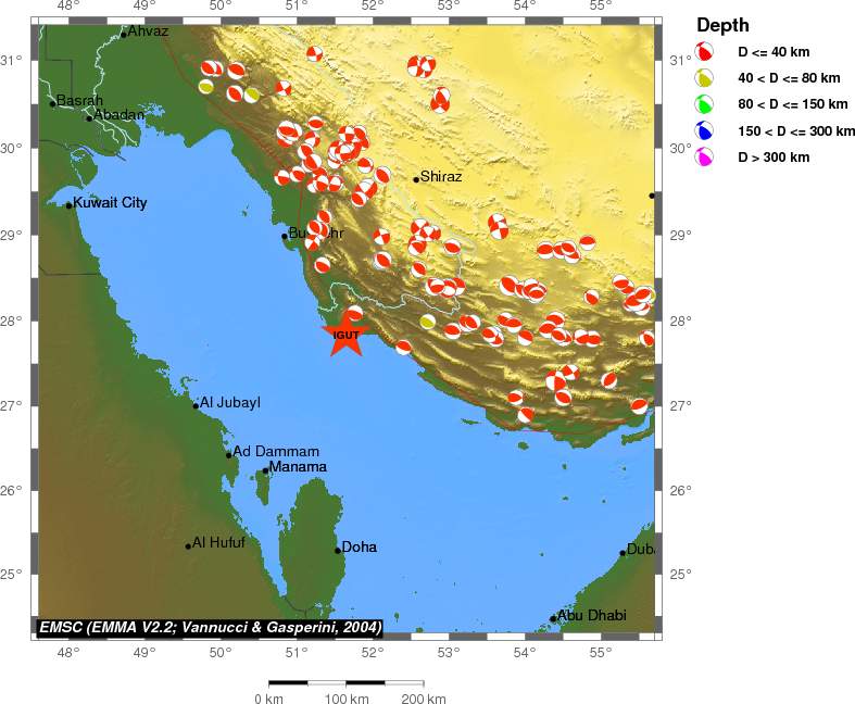 Regional moment Tensor