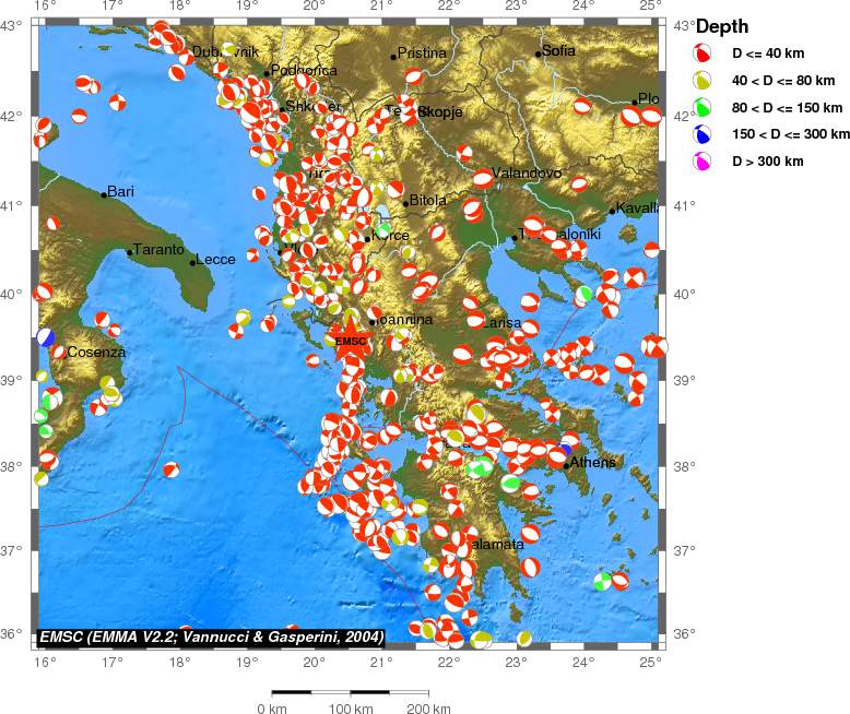Regional moment Tensor
