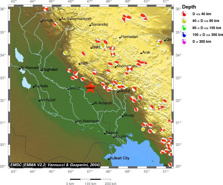 Regional moment Tensor