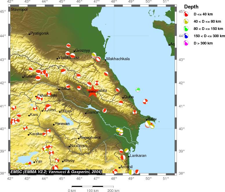 Regional moment Tensor