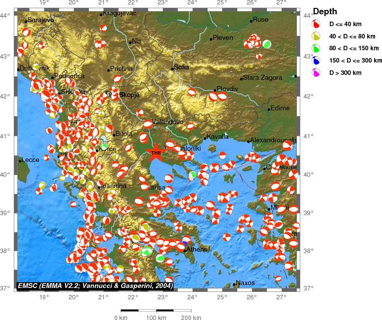 Regional moment Tensor