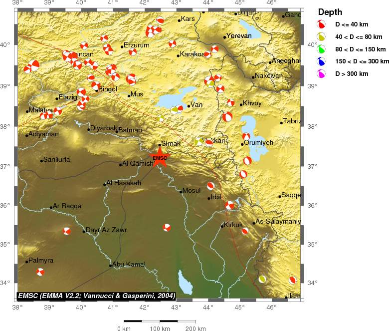 Regional moment Tensor