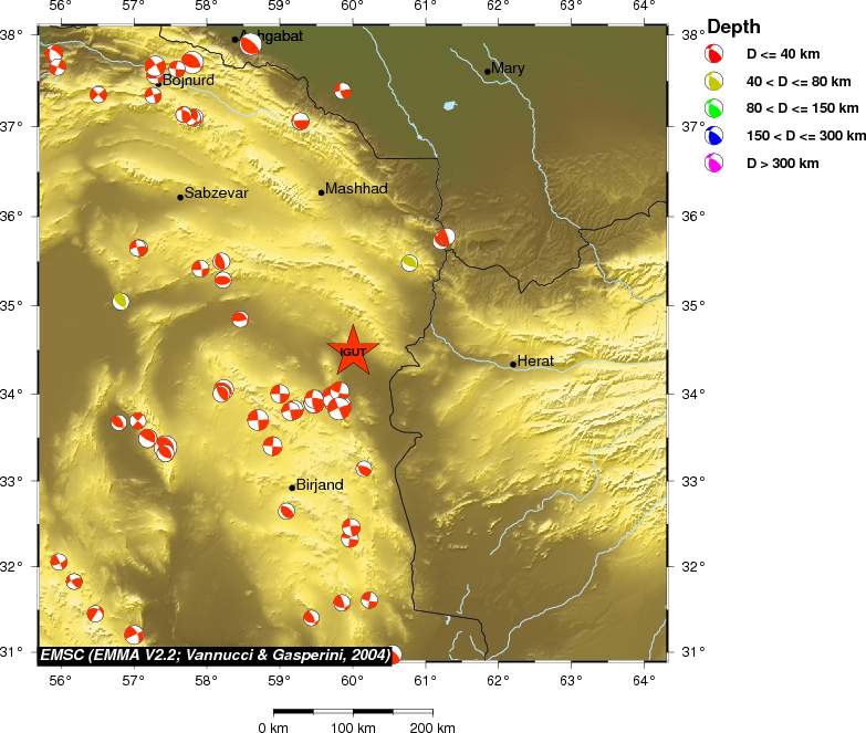 Regional moment Tensor