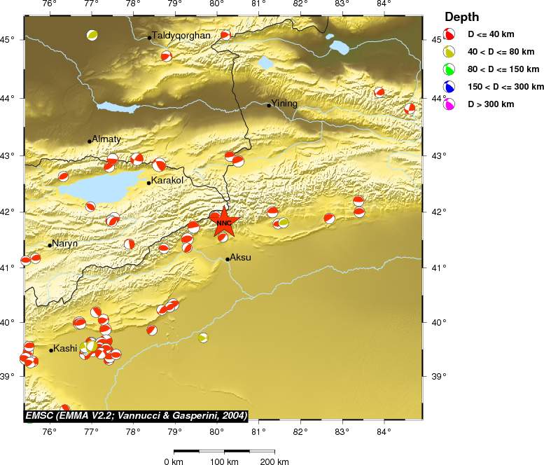 Regional moment Tensor