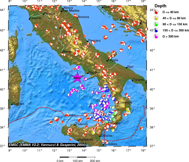 Regional moment Tensor