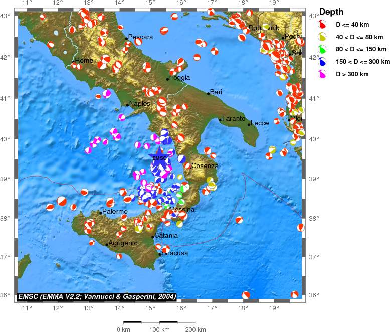 Regional moment Tensor