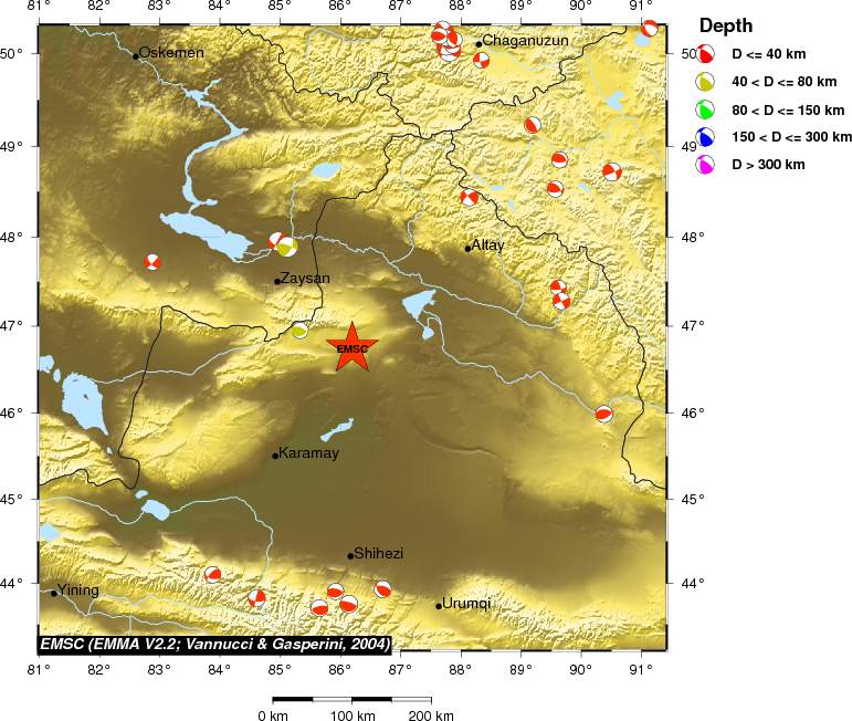 Regional moment Tensor