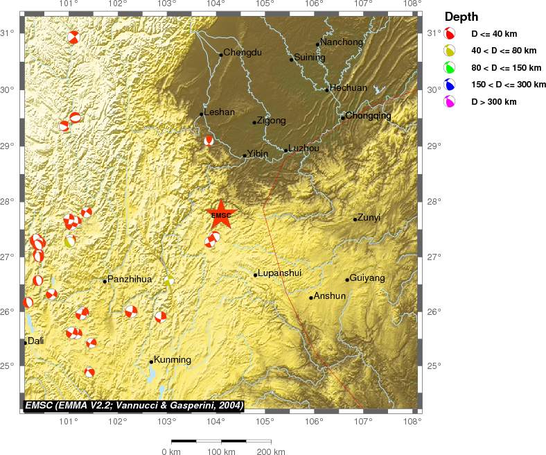 Regional moment Tensor