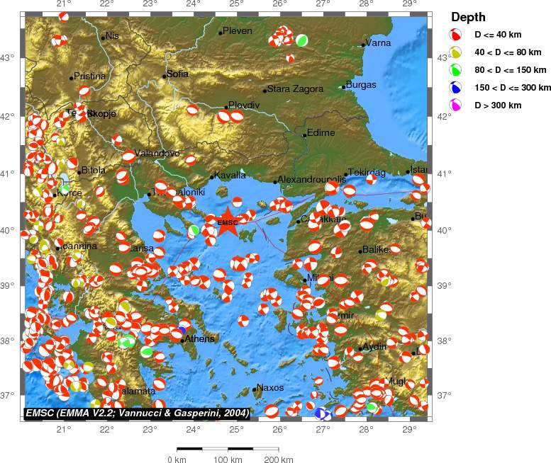Regional moment Tensor
