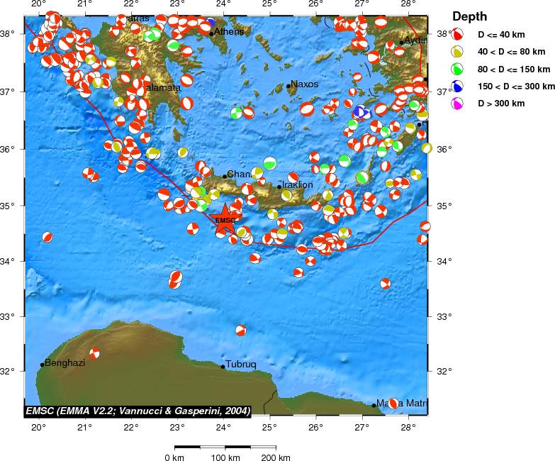 Regional moment Tensor