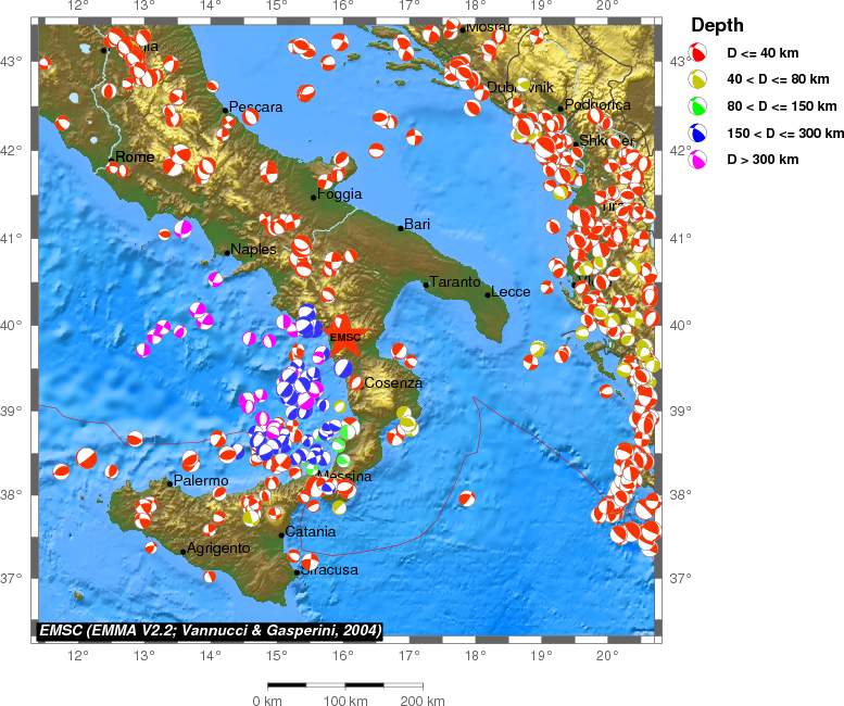 Regional moment Tensor