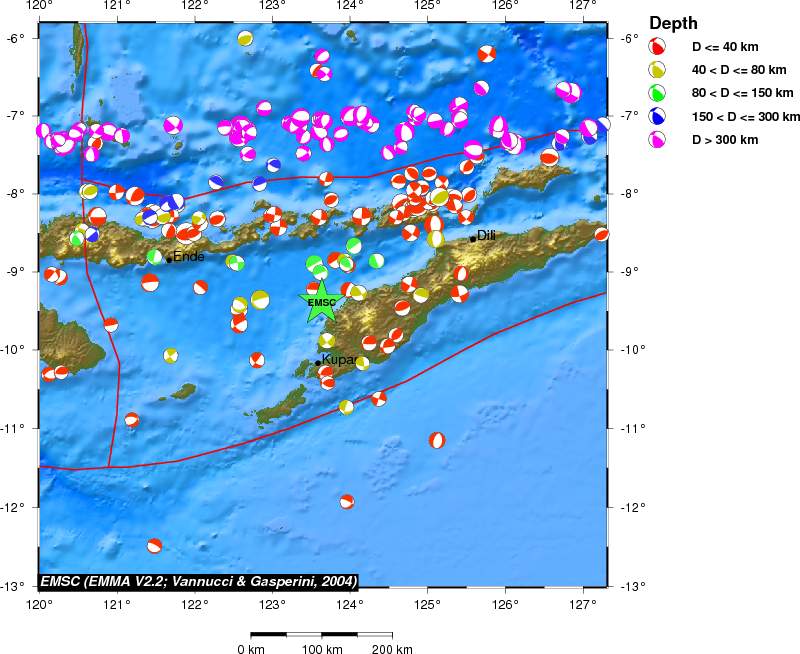 Regional moment Tensor