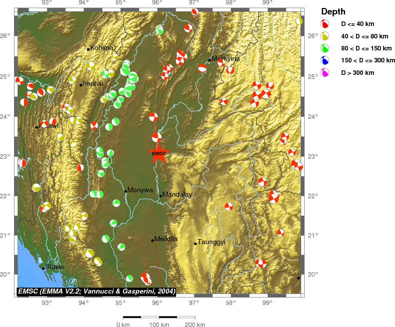 Regional moment Tensor