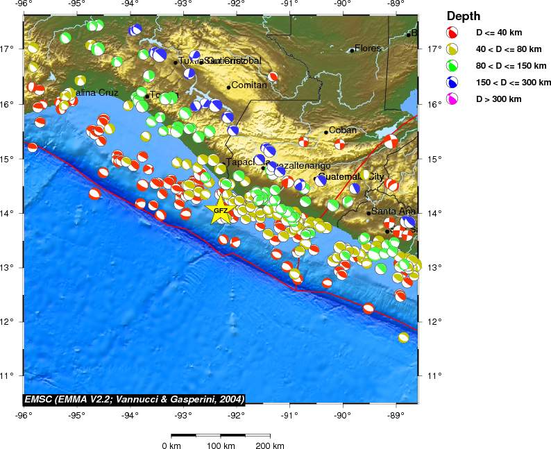 Regional moment Tensor