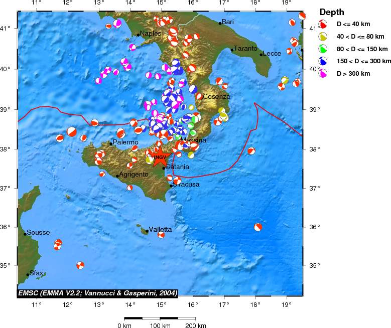 Regional moment Tensor