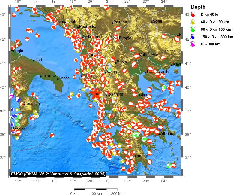 Regional moment Tensor