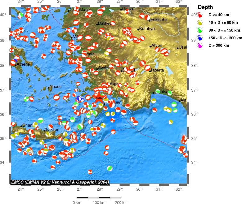 Regional moment Tensor