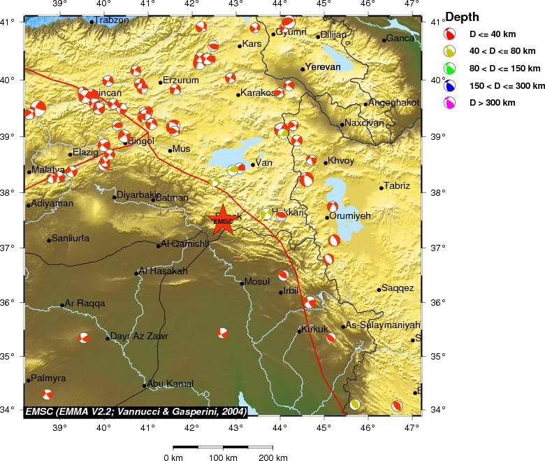 Regional moment Tensor