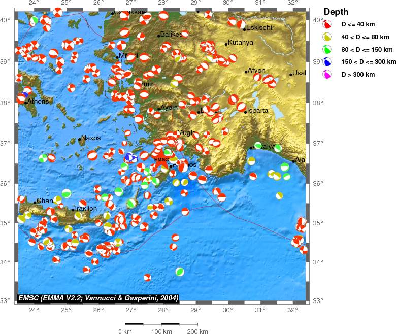 Regional moment Tensor