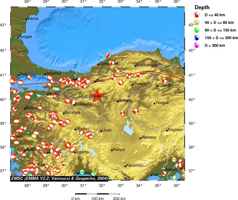 Regional moment Tensor