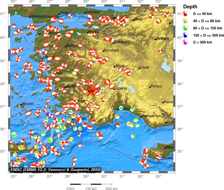 Regional moment Tensor