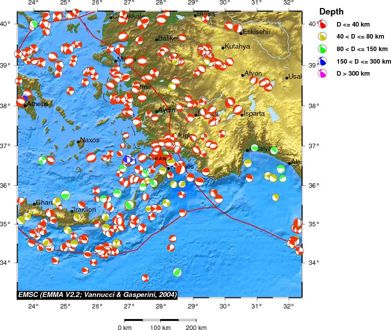 Regional moment Tensor