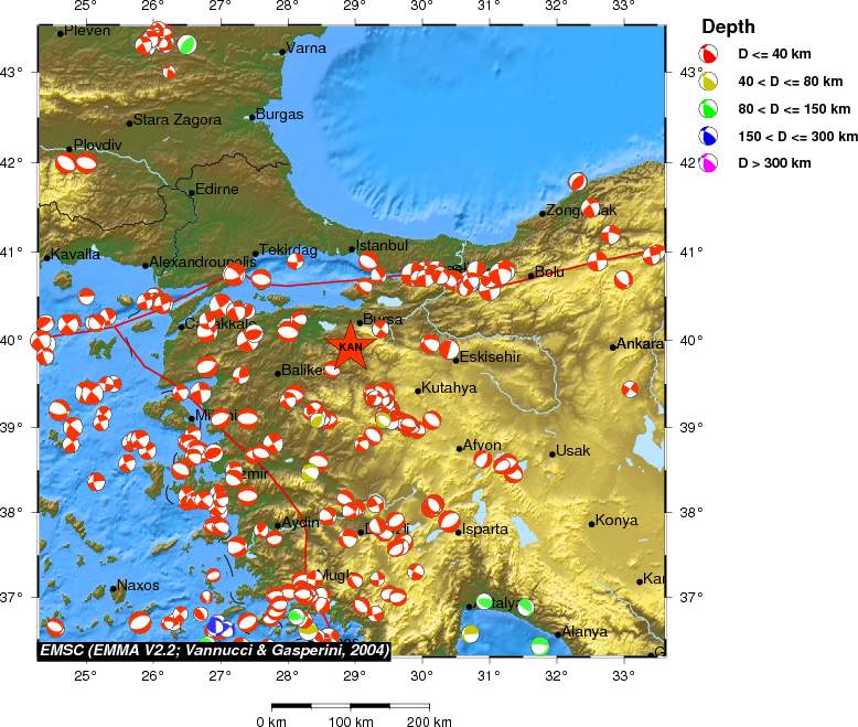 Regional moment Tensor