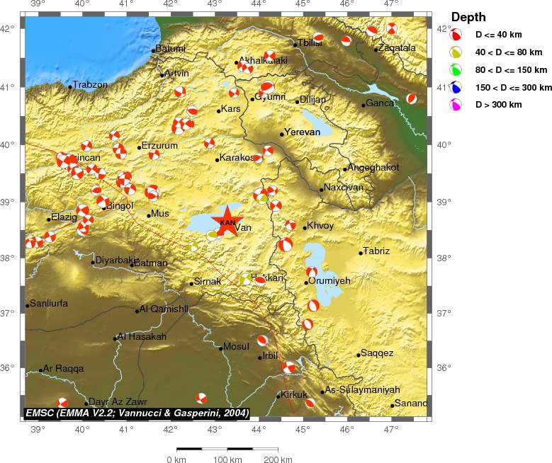 Regional moment Tensor