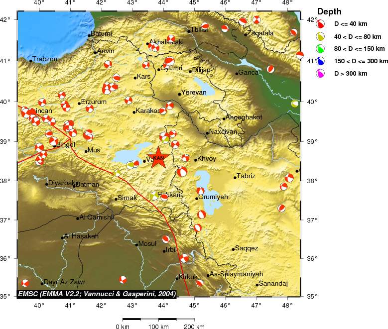Regional moment Tensor