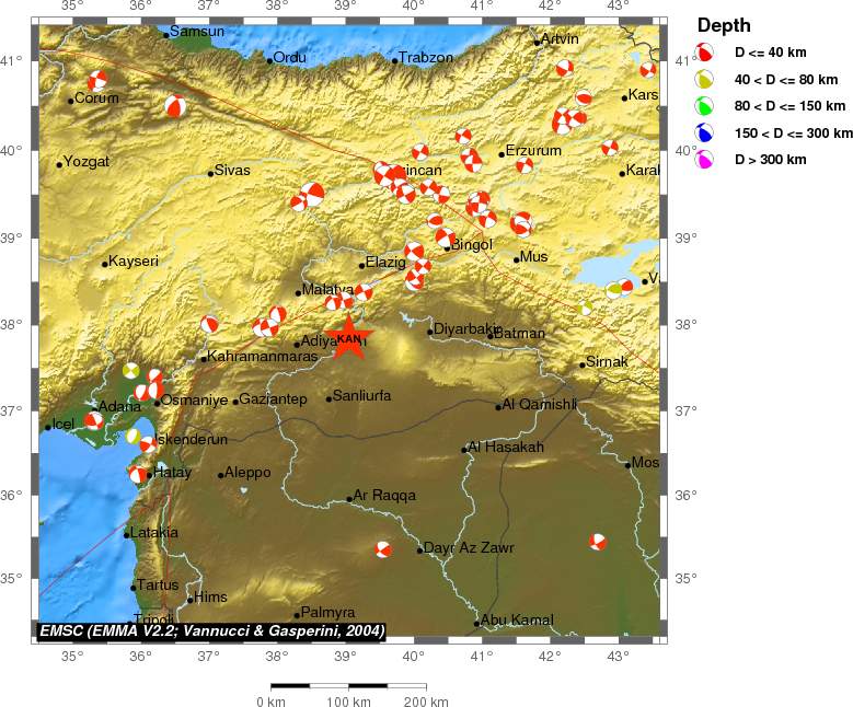 Regional moment Tensor