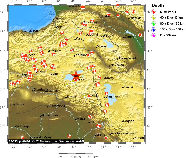 Regional moment Tensor